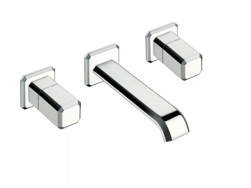 ITALY CRIIT242 - 3 hole wall-mounted washbasin mixer by CRISTINA Rubinetterie - view 2